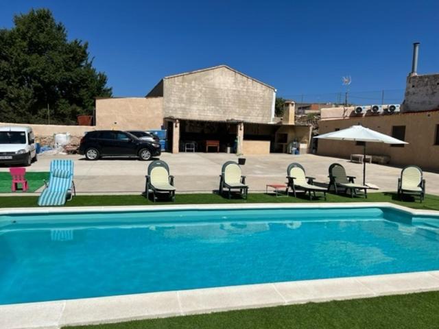 Villa Rural Con Amplia Piscina Campillo de Altobuey 외부 사진