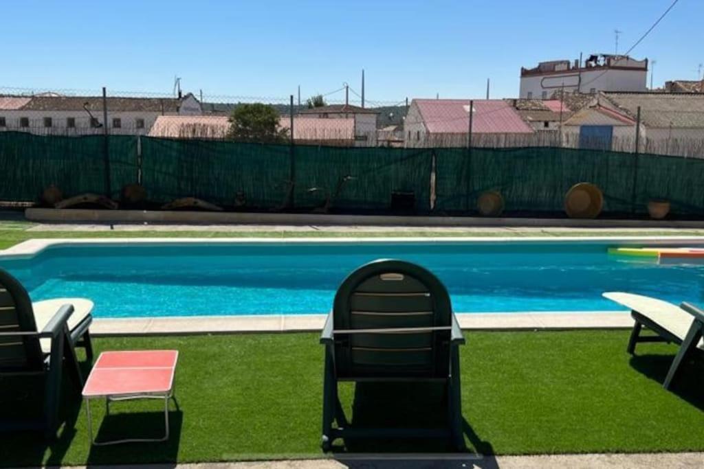 Villa Rural Con Amplia Piscina Campillo de Altobuey 외부 사진